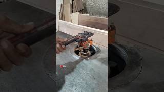 kunci mata pisau profil kayu pada mesin spindle #woodworking #carpenter #diy #creative #youtube