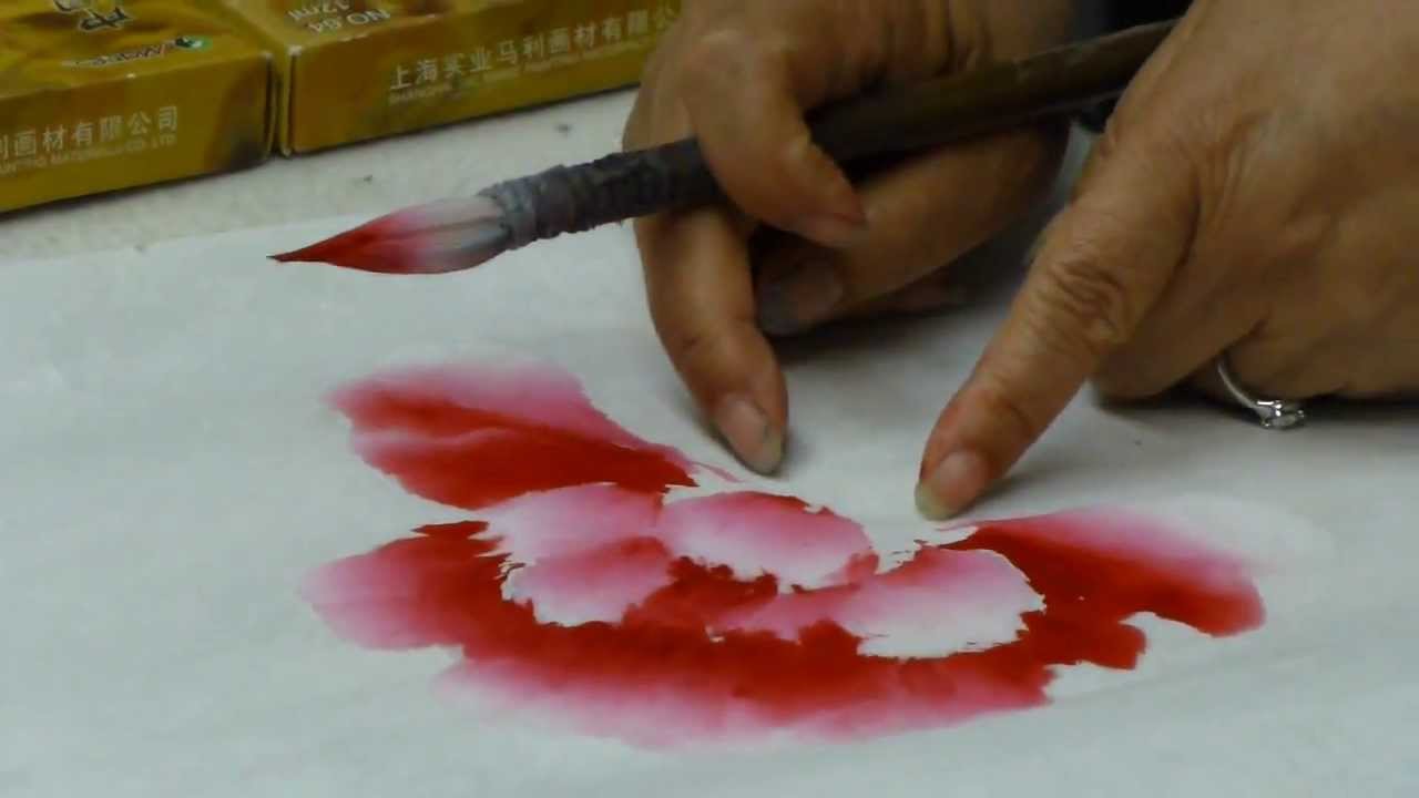 牡丹畫法01 牡丹王宋秀珍女士