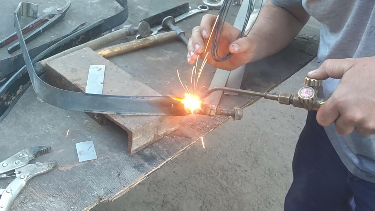 cómo soldar con autógena solo chapa