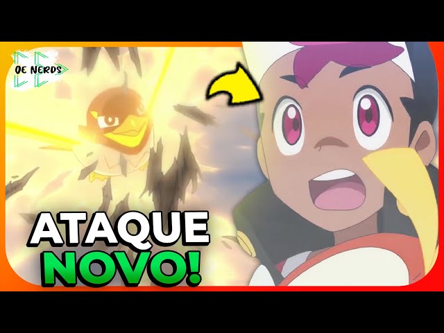 Ash surpreendeu a todos com seu novo Pokémon no novo episódio de