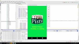 Pisti Android app demonstration screenshot 2