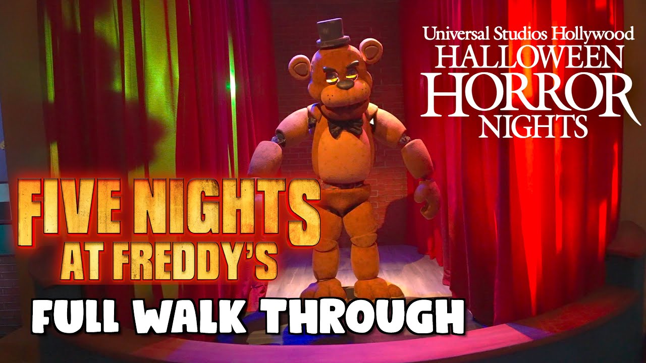 Five Nights at Freddy's haunted house at Halloween Horror Nights 2025 Universal Studios Hollywood