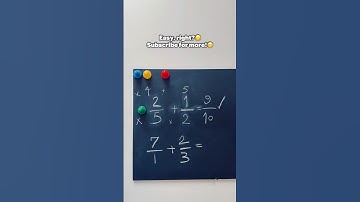 Adding Fractions Finally Makes Sense! #mathmadeeasy #quicklearning #fraction