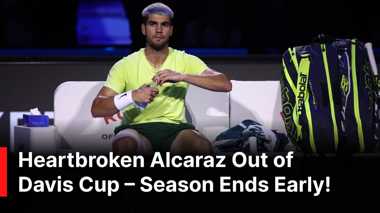 BREAKING: Carlos Alcaraz Pulls Out of Davis Cup Due to Hamstring Injury – Heartbreaking End | AD1Z