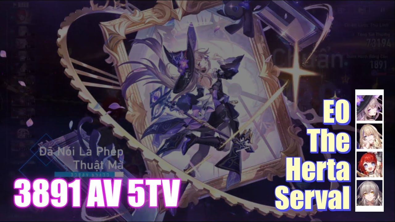 The Herta E0S1 x Serval 3891 AV | Apocalyptic Shadow 3.8 | HSR