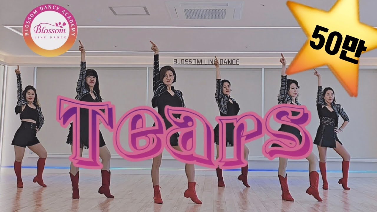 [새안무]Tears Line dance/티얼스라인댄스/Beginner/Lee Eun Hee(KOR)#소찬휘 #이은희라인댄스 #초급라인댄스