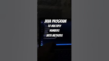 Java Program to multiply numbers with methods