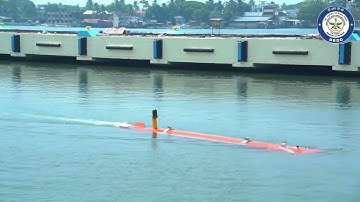 Successful Maiden Surface run of High Endurance Autonomous Underwater Vehicle (#HEAUV)!! 🇮🇳