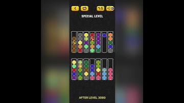 Ball Sort Special Level - Locked Ball (after Level 3080)