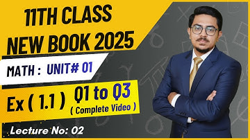 1st Year Class Math New Book | 11th Math | Unit 1 | Exercise 1.1 | Question 1 to Question 3 | ex 1.1