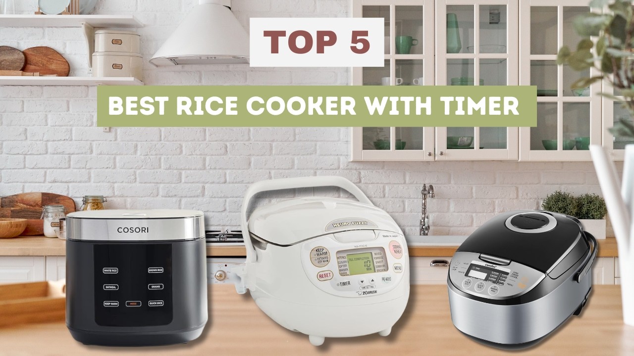 Timezone Rice Cooker Top 5 Rice Cookers with Timer – Cook Rice Perfectly Every Time - YouTube