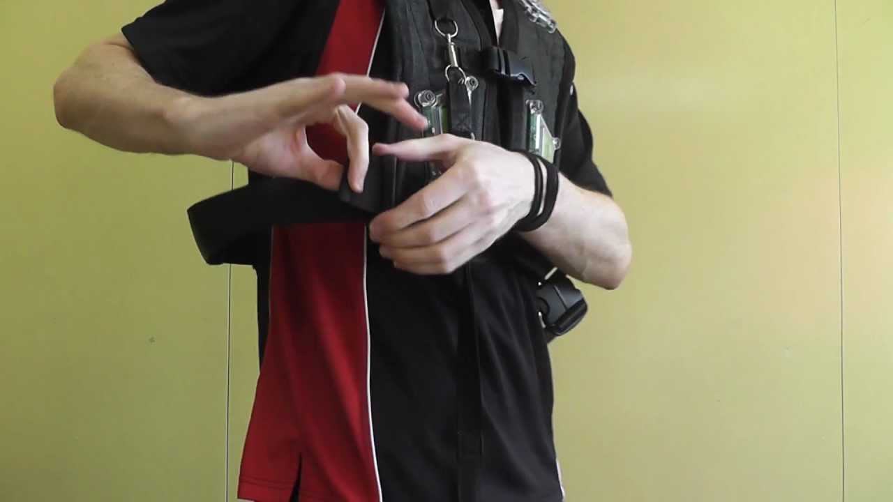 Put on a laser tag vest correctly YouTube