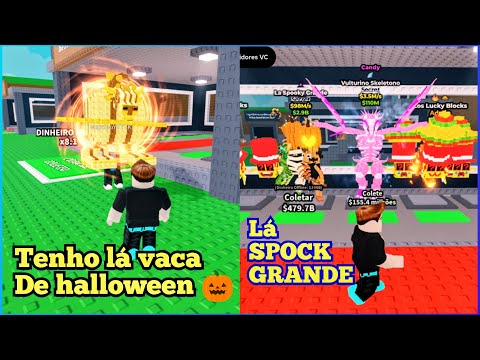 COMO PEGAR A NOVA LÁ VACA DE HALLOWEEN 🎃 E COMO PEGAR A NOVA LÁ SPOCK GRANDE ROUBE UM BRAINROT
