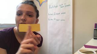 Partitioning 2D Shapes in Halves and Fourths