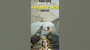 Fastest ACE on Ancient?! | donk destroys everyone 🔥 (CS2 POV)