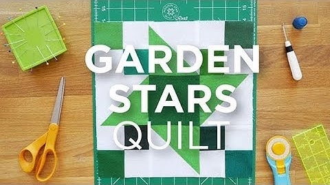 Quilt Snips Mini Tutorial - Garden Stars Quilt