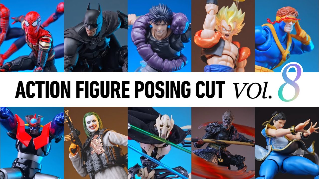 可動フィギュアポージング集 Vol.8(呪術廻戦,スパイダーマン