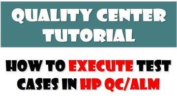 HP QUALITY CENTER  | Test cases execution in quality center