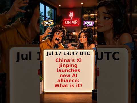China’s Xi Jinping launches new AI alliance: What is it | Nonstop NewsWave #Shorts