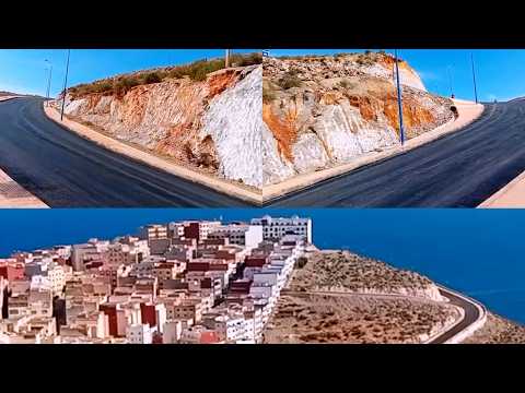 إطلالة بانورامية لم ترها من قبل الطريق الجديد إلى جبل مورو بياخو الحسيمة