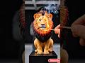 Watch This Matchstick Lioness Go Up in Flames 🔥 | Satisfying Burn Art#shorts #usa #trending