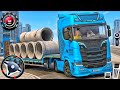 New US Concrete Cargo Truck Transport - City Truck Simulator 2026 - Truck Game Android Gameplay