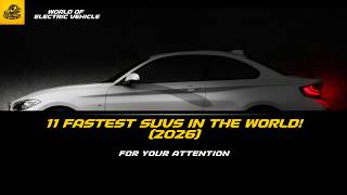 Top 10 Fastest SUVs in the World (2026 Ranking) 🔥 | Fastest SUV vs Fastest Car 🚀