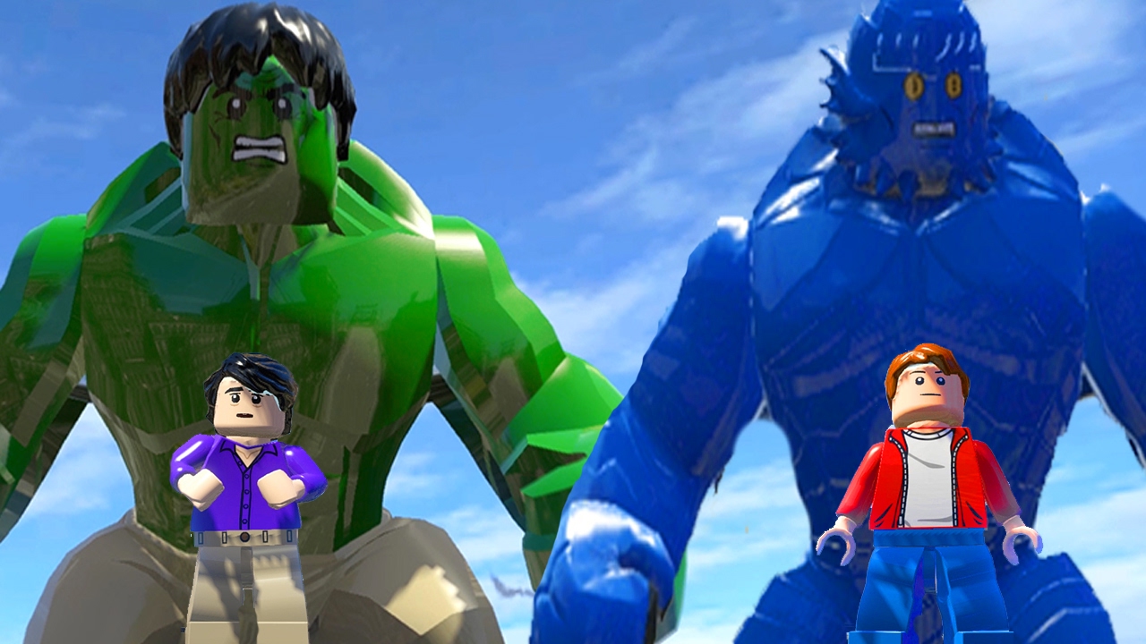 Hulk (Transformation) Vs A-Bomb (Transformation) - Lego Marvel Super Heroes