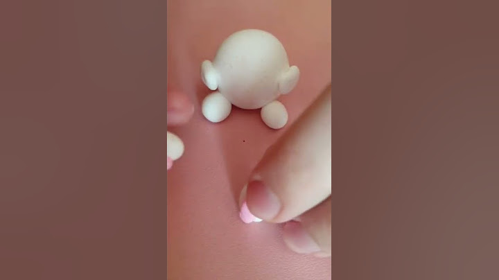 عمل 🐇 كيوت بالطين اصطناعي 💖