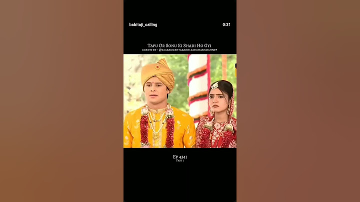 Ep 4341 Sonu Or Tapu ki Shadi TMKOC💞 Credit by -@TaarakMehtaKaOoltahChashmah  @SonySAB  ,