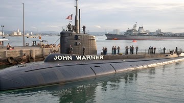 USS John Warner – America’s Silent Hunter Beneath the Waves 🌊⚓ | Next-Level Naval Power