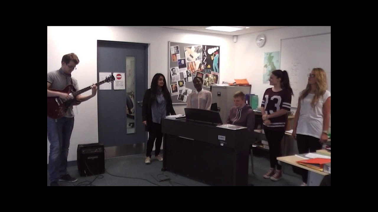 Stand by Me Mash-up sung by Thomas Whitham Sixth Form students from the Class of 2014