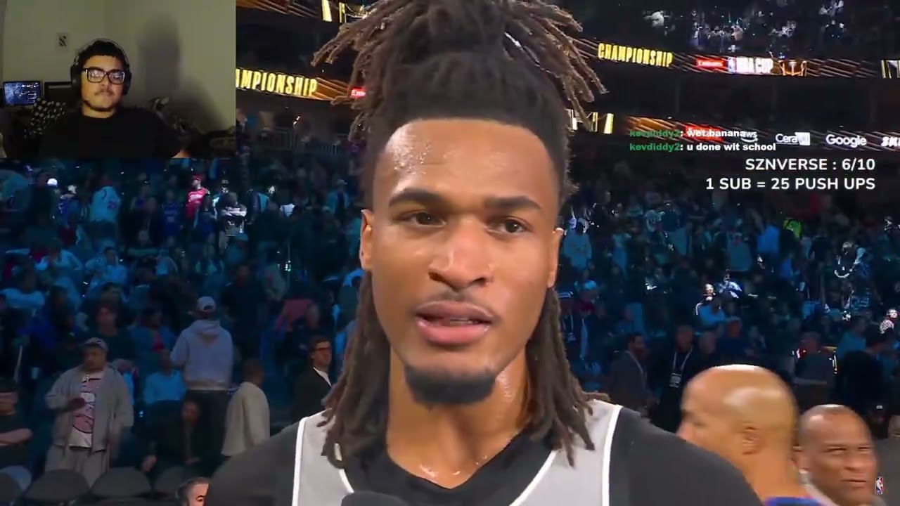 Ibrahim Reacts To Insane SPURS vs KNICKS | EMIRATES NBA CUP CHAMPIONSHIP 🏆 | FULL GAME HIGHLIGHTS