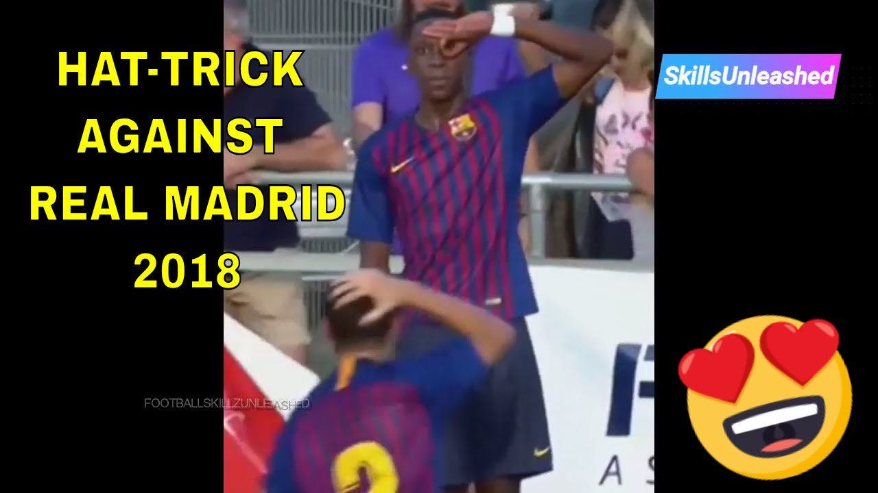 BARÇA B PLAYER DESTROYS REAL MADRID