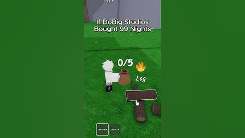 If DoBig Studios Bought 99 Nights in the Forest💀 #roblox #99nightintheforest #shorts