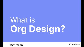 What Is Organizational Design? - According To Ravi Mehta