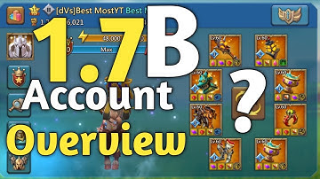 Account Overview 1.7B Rally Lead Account - LordsMobile
