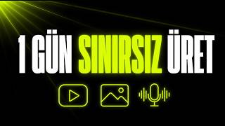 1 Gün Sınırsız , Görsel Ve Ses Üret Higgsfield Free (Seedance 2.0 Dahil)
