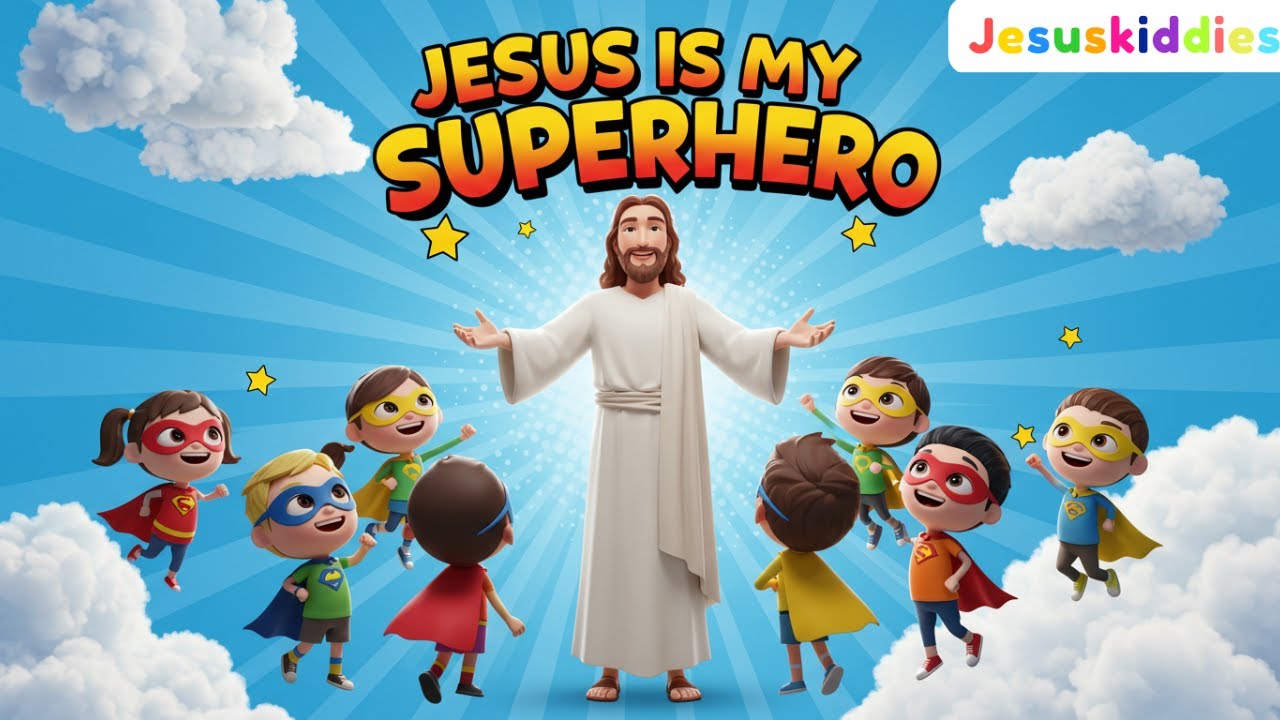 🦸‍♂️ Jesus Is My Superhero! | Christian Song for Kids | Jesuskiddies ...