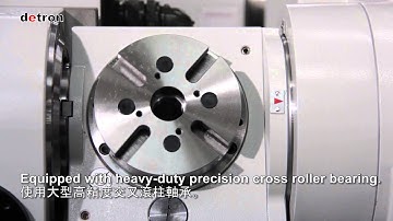 detron NC Rotary Table - 5th axis_GF-125P Compact Tilting Rotary Table