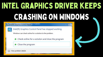 How to Fix Intel Graphics Driver Keeps Crashing on Windows 11