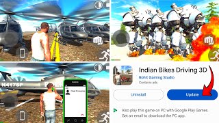 Finally Indian Bike Driving 3D New Update All New Cheat Code Helicopterrobot Cheat Codeigs Gamer