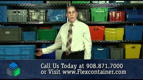 FLEXCON Stackable Containers | The Perfect Container Company | Flexcon