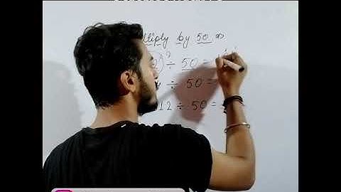Divide any number with 50 division trick Sciencewith vms Manpreet #Shorts #youtubeshorts #shortvideo