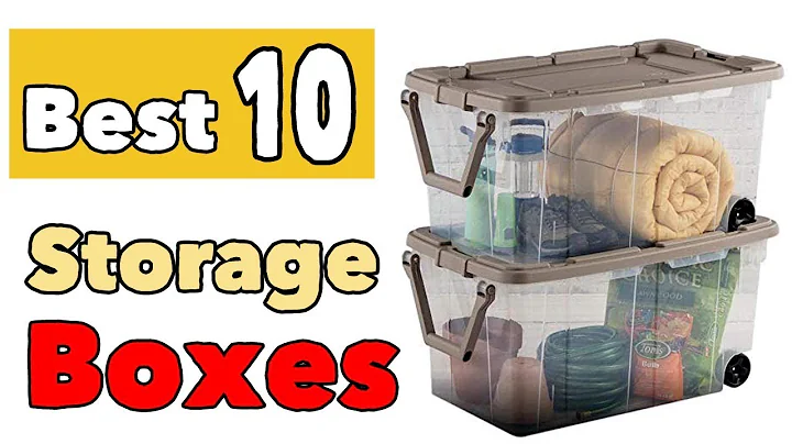 Plastic Storage Boxes with Lids and Wheels | Clear Plastic Storage Bins | Under bed Storage Boxes