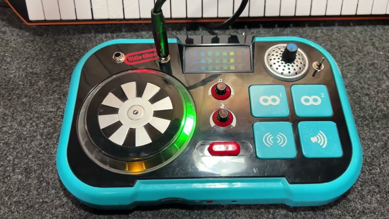 Little Tikes DJ Mixer Toy with Circuit Bent Delay & Echo Filter
