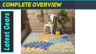 Nourison Aloha Floral Blue Area Rug - Best Style for Your Space