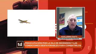 Alerta por ola de incendios en las sierras y el centro del país