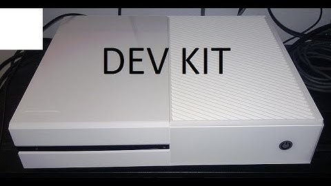 Xbox One- How to turn it into a Dev Kit