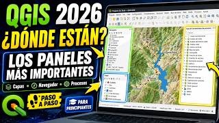 QGIS desde cero #03: Activar paneles en QGIS | Capas, Navegador y Procesos